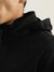 Gant Men Black Solid Hooded Full Sleeves Bomber Jacket