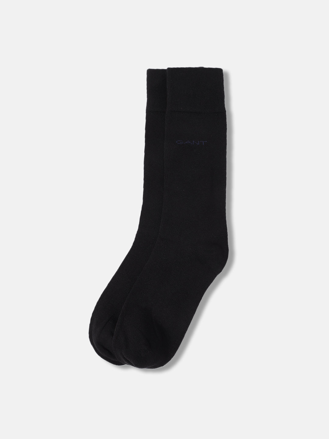 Gant Men Black Solid Calf Length Socks (3 Pair of Socks)