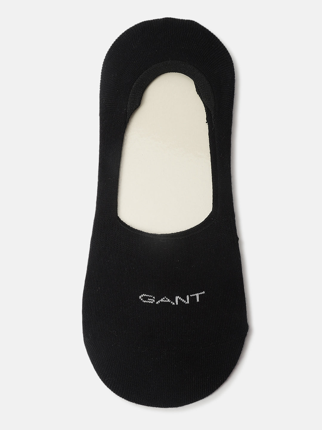 Gant Men Black Solid Shoe-liner Socks (Pack of 2)