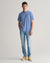 Gant Men Blue Washed Mid-Rise Regular Fit Jeans