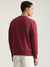 Gant Men Red Solid Round Neck Full Sleeves Pullover Style Sweatshirt