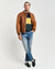 Gant Men Blue Colorblocked Spread Collar Full Sleeves Pullover Style Sweatshirt