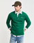 Gant Men Green Solid Polo Collar Full Sleeves T-Shirt