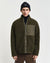 Gant Men Green Solid Stand Collar Full Sleeves Reversible Jacket