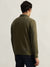 Gant Men Green Solid Collared Full Sleeves Pullover Style Sweatshirt