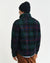 Gant Men Green Checked Stand Collar Full Sleeves Fleece Jacket