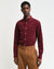 Gant Men Red Solid Button-down Collar Full Sleeves Corduroy Shirt