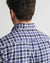 Gant Men Blue Checked Button-down Collar Full Sleeves Shirt