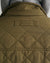 Gant Men Green Solid Stand Collar Sleeveless Quilted Jacket