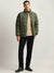 Gant Men Green Solid Stand Collar Full Sleeves Puffer Jacket