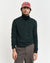 Gant Men Green Solid Spread Collar Full Sleeves Pullover Style Sweater