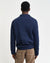 Gant Men Blue Checked Round Neck Full Sleeves Pullover Style Sweater