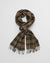 Gant Men Green Checked Fringed Scarf