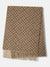 Gant Men Khaki Geometric Fringed Scarf