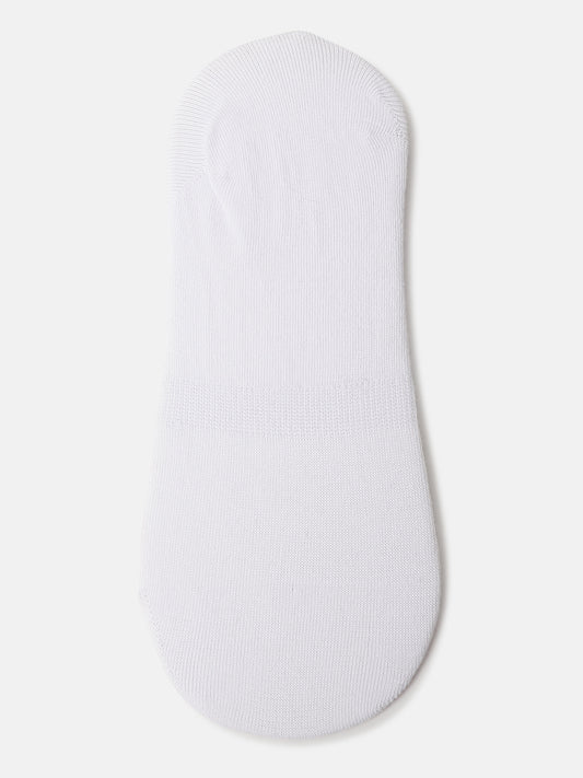 Gant Men White Solid Shoe-liner Socks (Pack of 2)