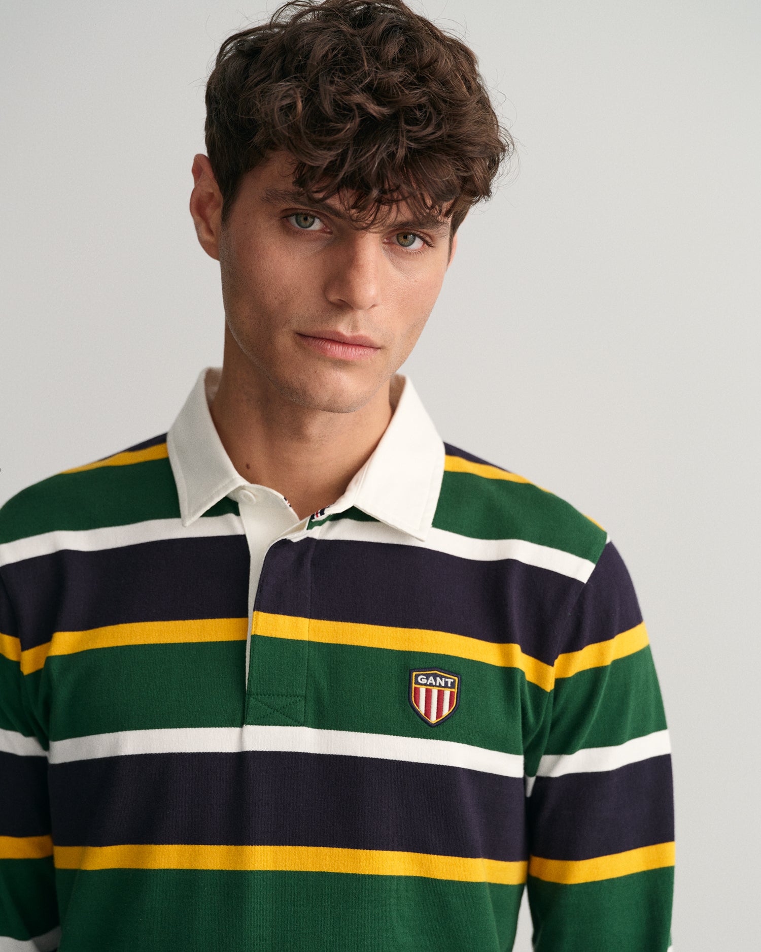 Gant Multi Striped Regular Fit Polo T-Shirt