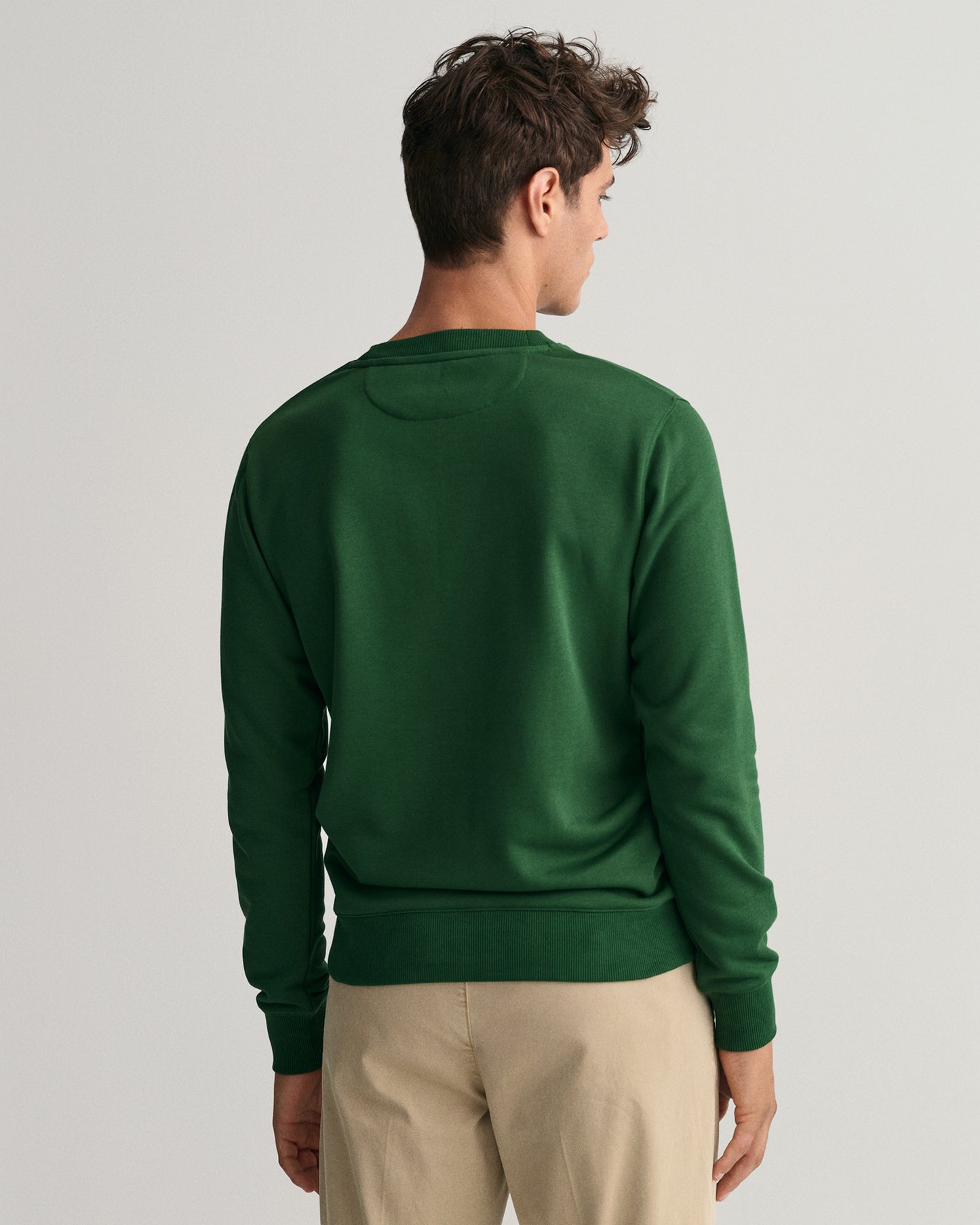 Gant Men Green Printed Sweatshirt