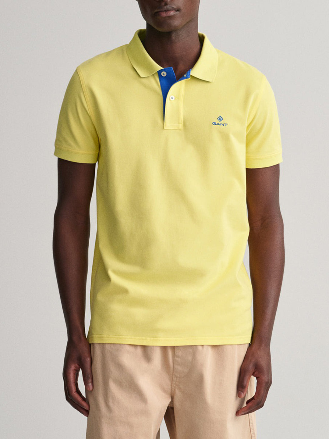 Gant Yellow Slim Fit Rugger Pique Polo T-Shirt