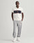 Gant Men White Printed Polo Neck Short Sleeves T-shirt