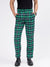 Gant Men Green Checked Slim Fit Mid Rise Trouser