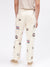 Gant Men Cream Printed Slim Fit Mid Rise Trouser