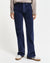 Gant Women Blue Solid Mid-Rise Bootcut Fit Corduroy Trouser