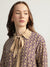 Gant Women Beige Printed Spread Collar Full Sleeves Dress