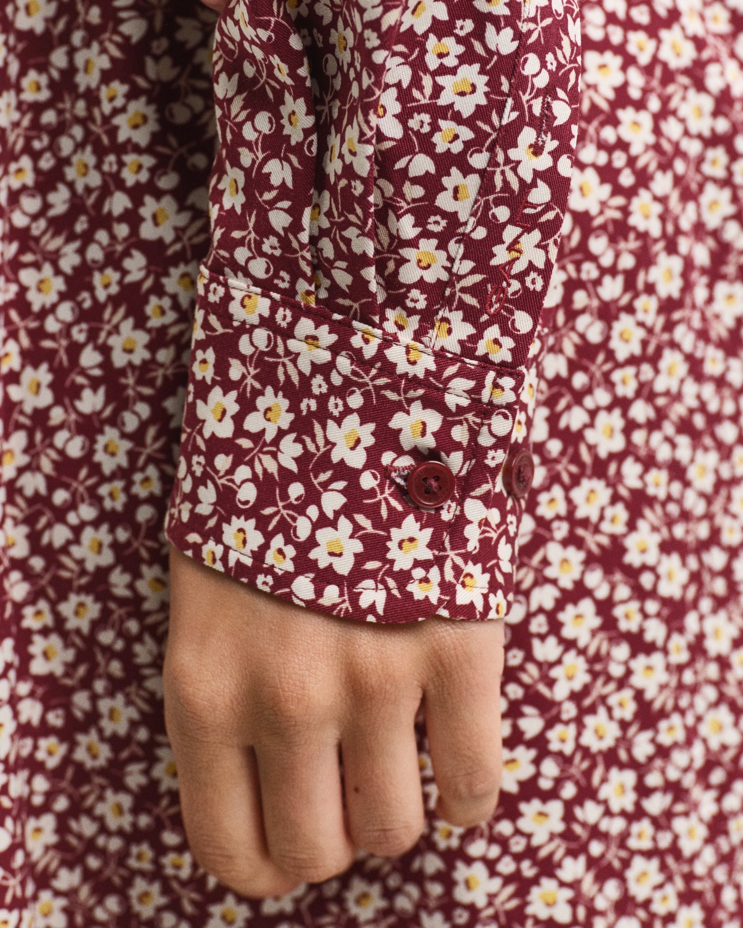 Gant Women Red Printed Spread Collar Full Sleeves Shirt Dress