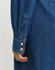 Gant Women Blue Solid Spread Collar Full Sleeves Shirt Dress