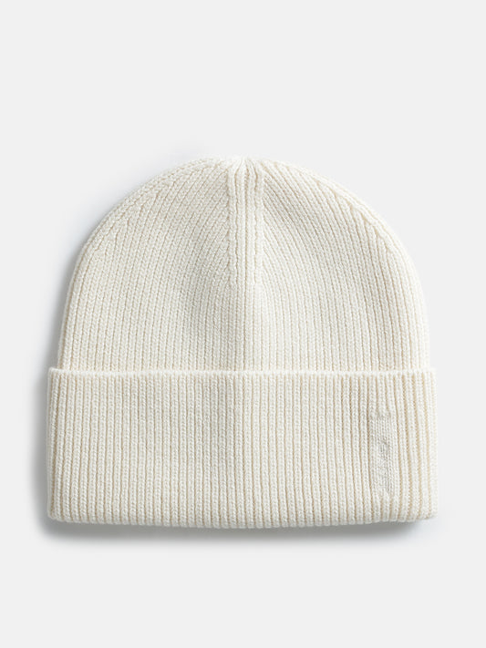 Gant Women Cream Solid Beanie Cap