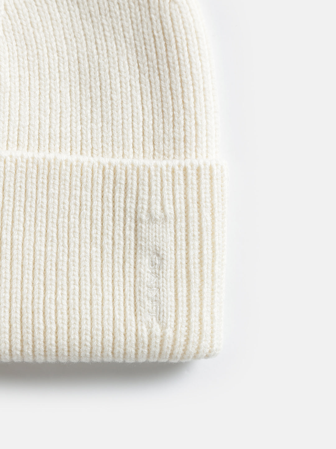 Gant Women Cream Solid Beanie Cap