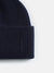 Gant Women Navy Blue Solid Beanie Cap