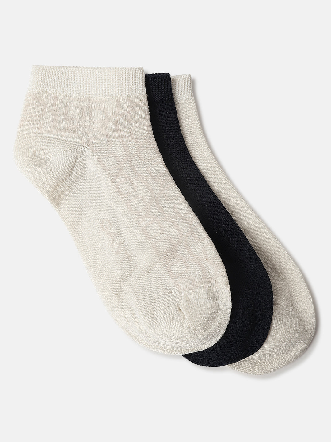 Gant Women Multi Patterned Ankle Length Socks (Pack of 3)