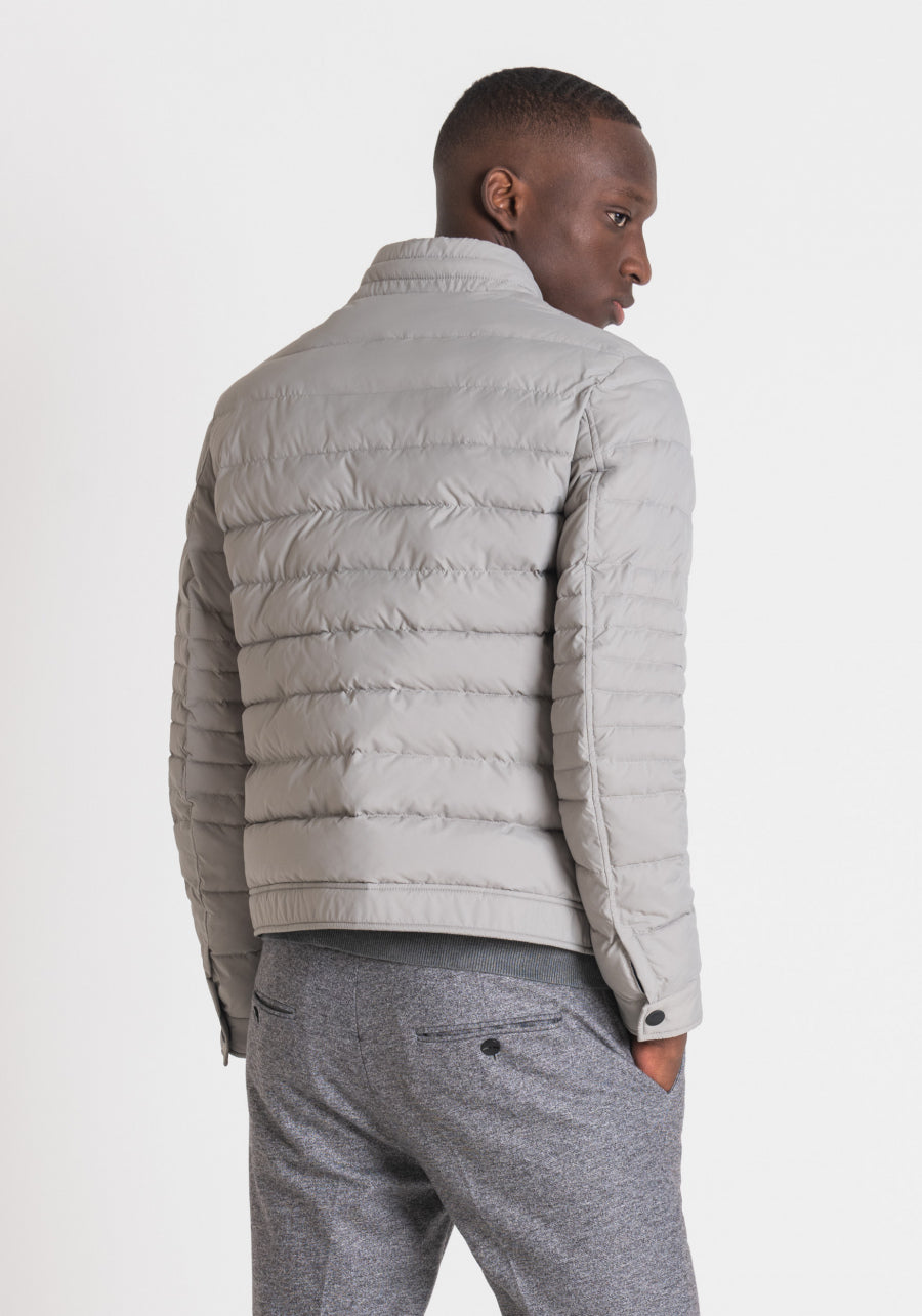 100% virgin wool K-Jacket in Grey: Luxury Italian Jackets for Men |  Boglioli®