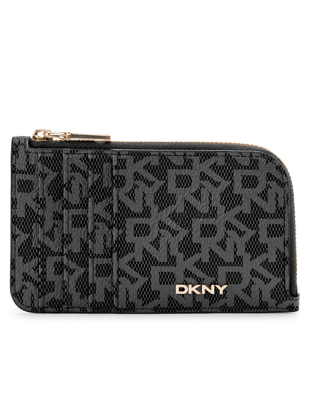 DKNY Women Black Printed Card Case