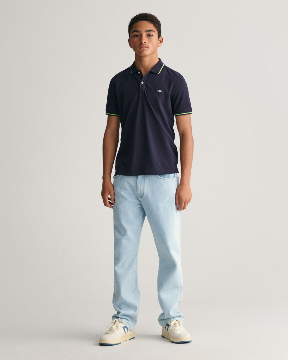 Gant Kids Blue Fashion Regular Fit Polo T-Shirt