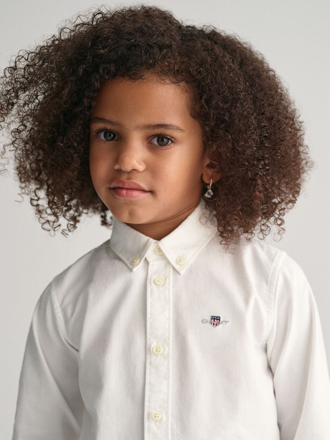 Gant Kids White Fashion Regular Fit Shirt