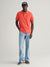 Gant Men Coral Solid Polo Collar Short Sleeves T-shirt