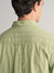 Gant Men Green Striped Button Down Collar Full Sleeves Shirt