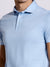 Bruun & Stengade Men Blue Solid Polo TShirt