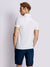 Bruun & Stengade Men White Solid Polo TShirt