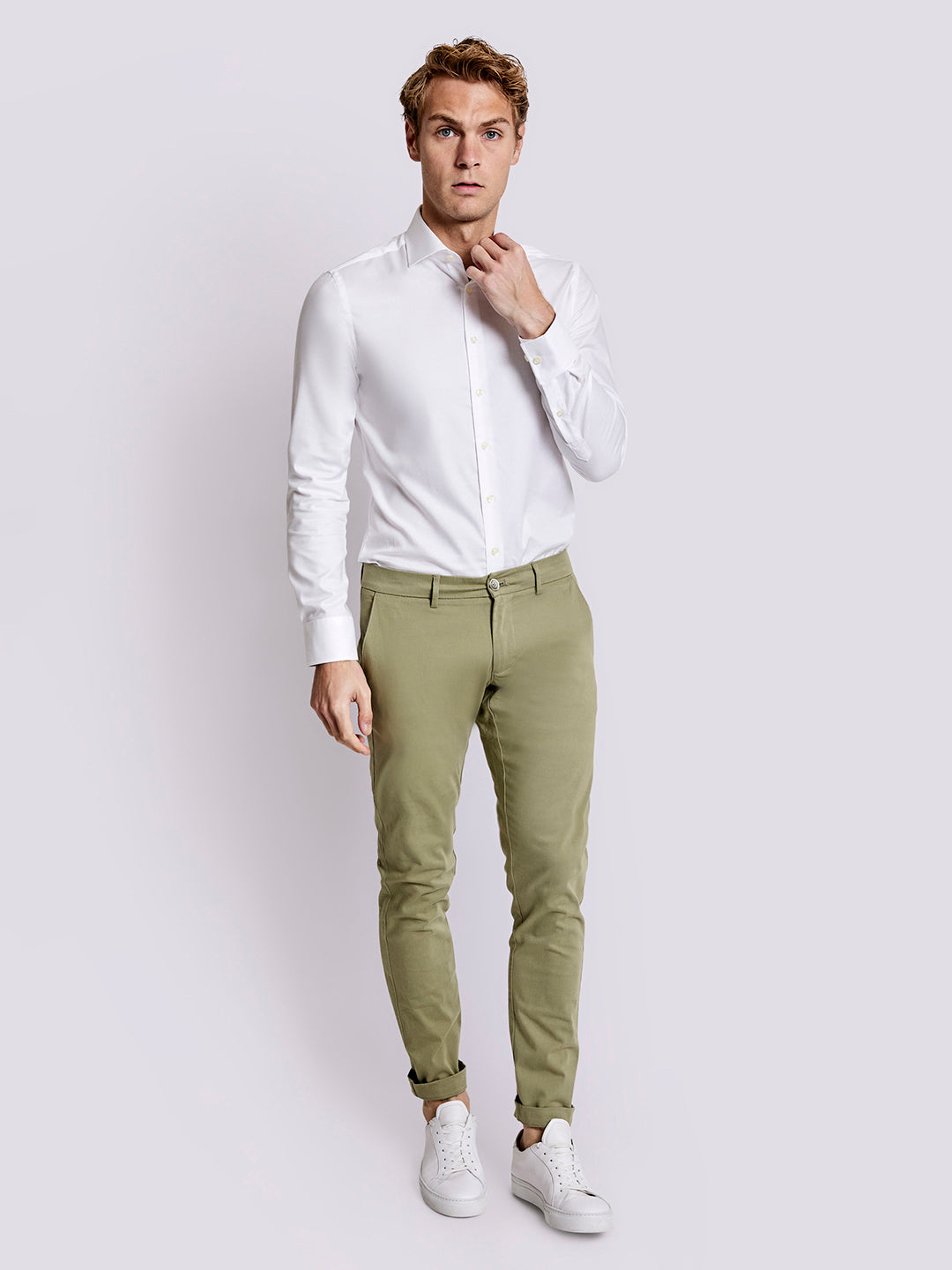 Buy Khaki Trousers & Pants for Men by HENCE Online | Ajio.com