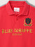 Blue Giraffe Kids Red Fashion Logo Regular Fit Polo T-Shirt