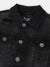 Blue Giraffe Boys Solid Full Sleeves Collar Jacket