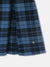 Blue Giraffe Girls Checked Full Sleeves Peter Pan Collar Dress