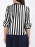 Centre Stage Women Striped Peter Pan Collar Full Sleeves Top