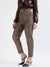 Centre Stage Women Copper Solid Slim Fit Trouser