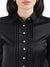 Centre Stage Women Solid Collar Full Sleeves Top