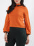 Centre Stage Women Solid High Neck Full Sleeves Top