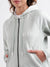 Elle Women Solid Full Sleeves Hooded Sweatshirt